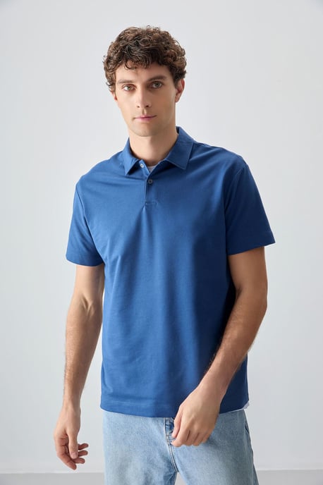Übergroßes Poloshirt mit Kragen - Image 1