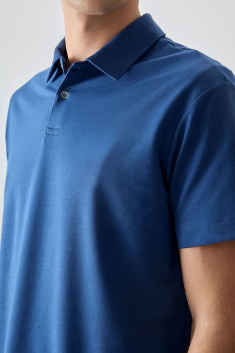Übergroßes Poloshirt mit Kragen - Image 2
