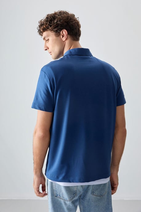 Übergroßes Poloshirt mit Kragen - Image 5