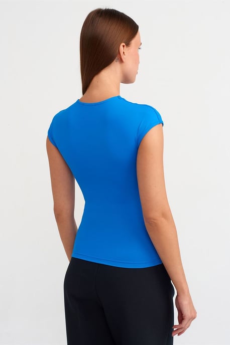Damen Slim Fit Rundhals T-Shirt - Image 2