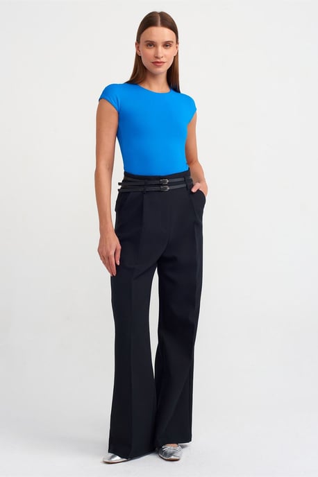 Damen Slim Fit Rundhals T-Shirt - Image 3