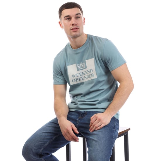 Weekend Offender - "McMoney" T-Shirt für Herren (Hellblau) - Image 4