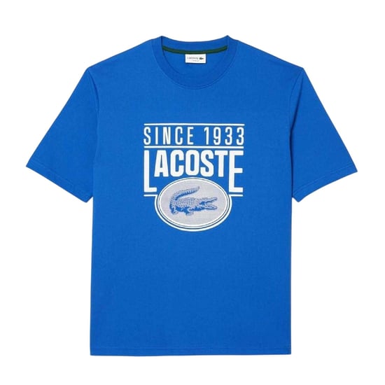 Lacoste - T-Shirt für Herren, Dicke Baumwolle (Blau) - Image 1