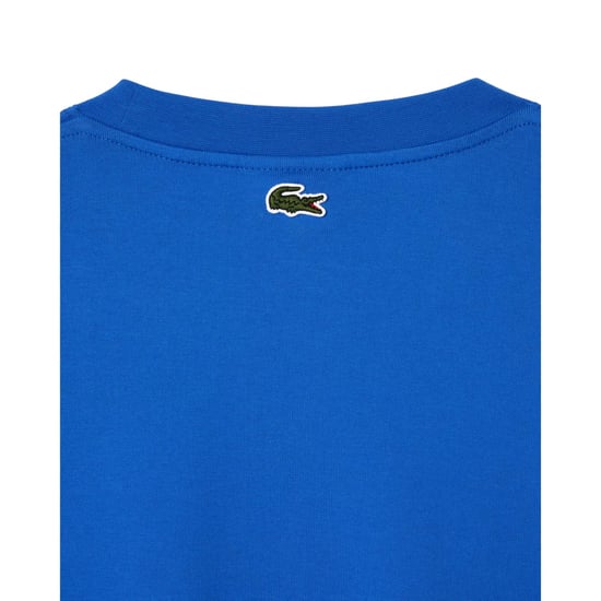 Lacoste - T-Shirt für Herren, Dicke Baumwolle (Blau) - Image 2