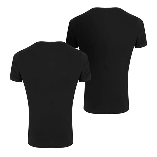 Boss - "Spirit" T-Shirt für Herren, V-Ausschnitt, Schmal (2er-Pack) (Schwarz) - Image 3