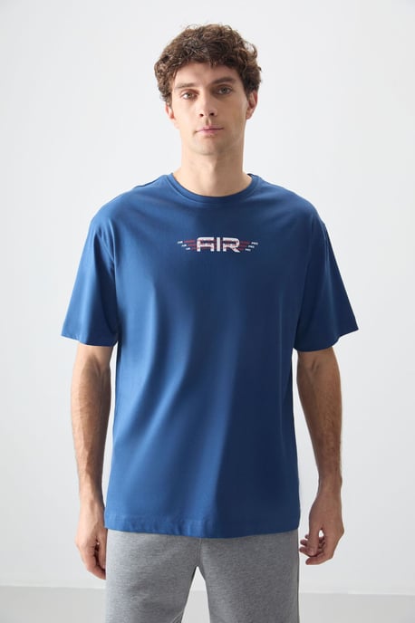 Übergroßes Baumwoll-Logo-T-Shirt - Image 4