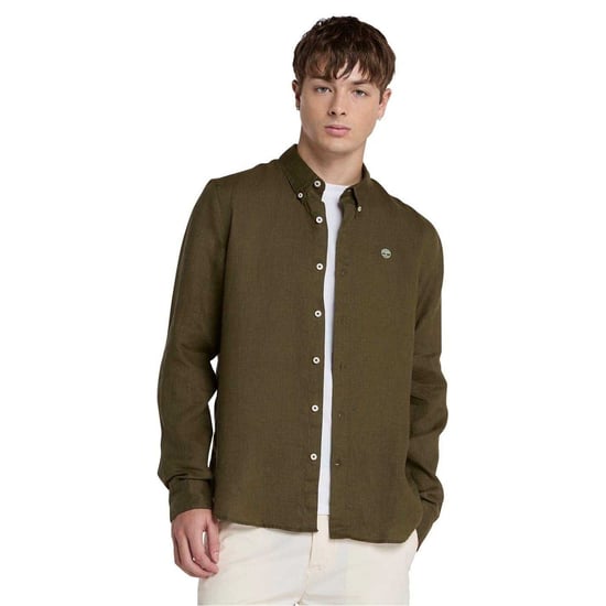 Timberland - Hemd für Herren, Leinen, leger (Blattgrün) - Image 2