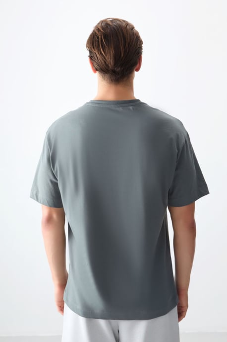 Übergroßes Baumwoll-Crewneck-T-Shirt - Image 6