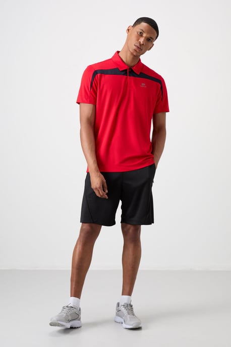 Herren Farbblockiertes Polo-Shirt - Image 2