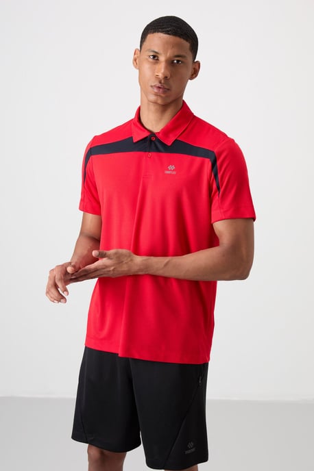 Herren Farbblockiertes Polo-Shirt - Image 4