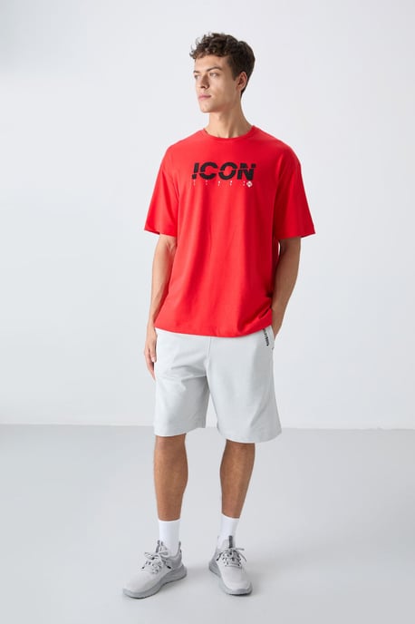 Übergroßes Logo-Print Rundhals-T-Shirt - Image 2
