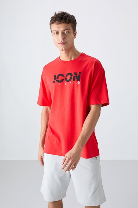 Übergroßes Logo-Print Rundhals-T-Shirt - Image 4
