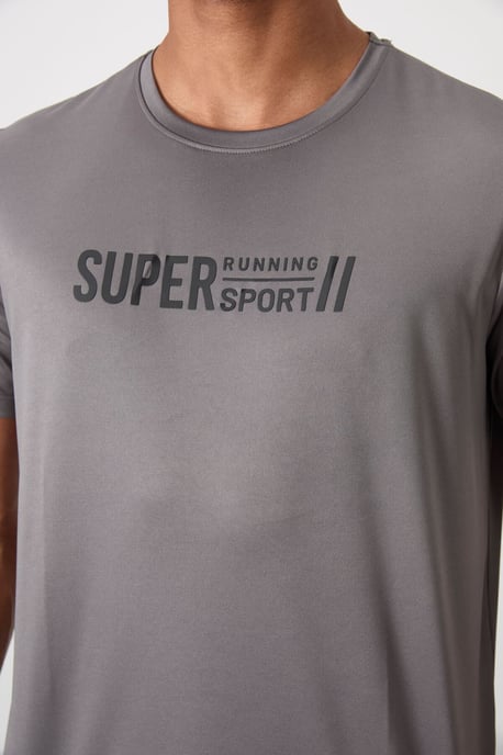 Herren Bedrucktes Rundhals T-Shirt - Image 3