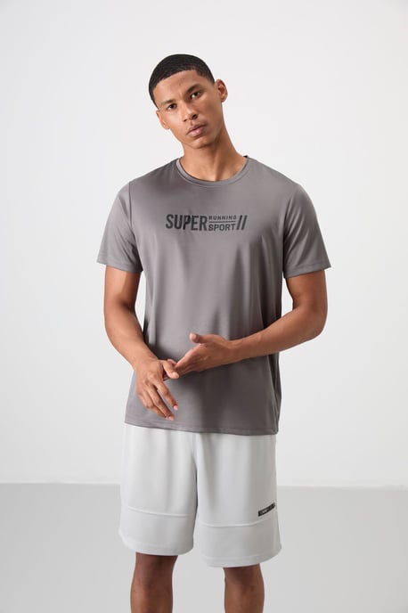 Herren Bedrucktes Rundhals T-Shirt - Image 4