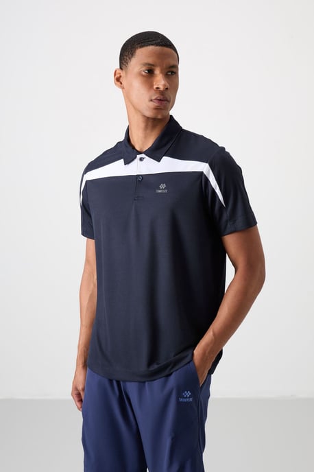 Herren Polo-Shirt mit Farbblockierung - Image 4