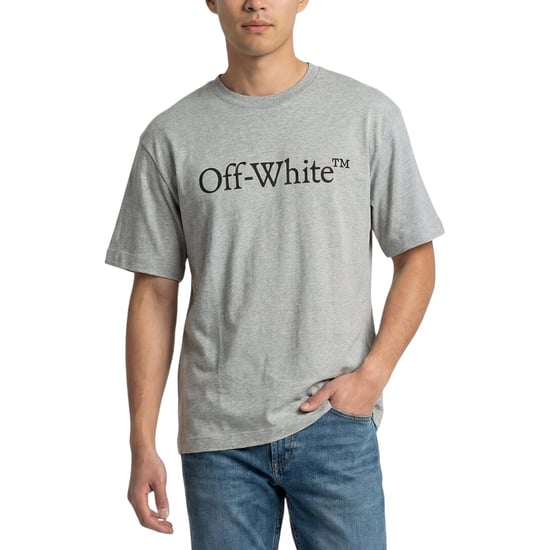 Off White - "Bkish" T-Shirt für Herren/Damen Unisex (Grau/Schwarz) - Image 1