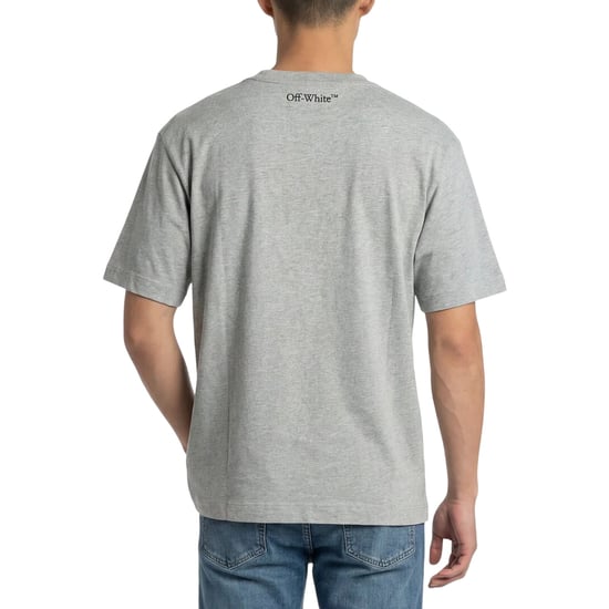 Off White - "Bkish" T-Shirt für Herren/Damen Unisex (Grau/Schwarz) - Image 2