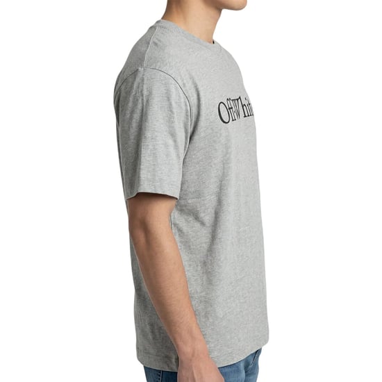 Off White - "Bkish" T-Shirt für Herren/Damen Unisex (Grau/Schwarz) - Image 3