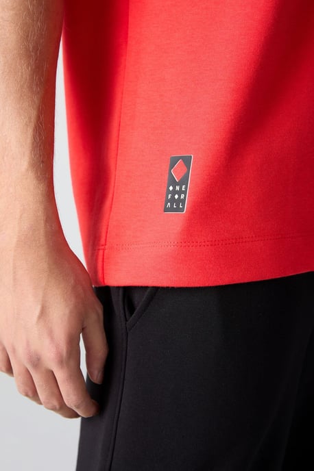 Übergröße Baumwoll-Mischung Logo T-Shirt - Image 4