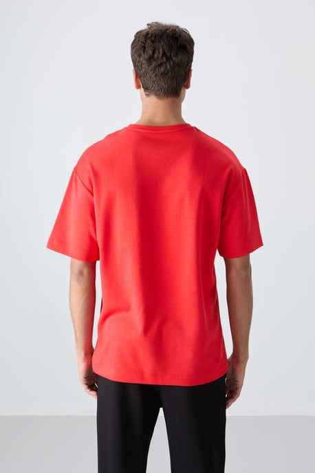Übergröße Baumwoll-Mischung Logo T-Shirt - Image 5