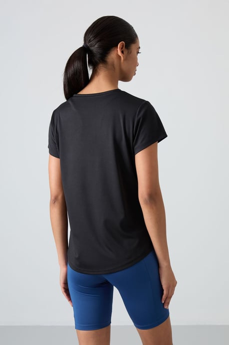 Bedrucktes Polyester Rundhals-T-Shirt - Image 5