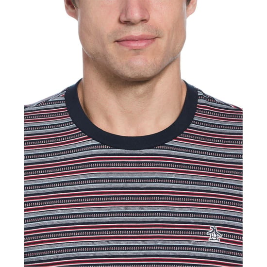 Original Penguin - T-Shirt für Herren, Rundhalsausschnitt, Jersey (Dunkel Saphirblau) - Image 2
