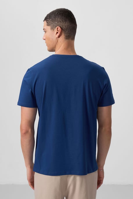 Herren Baumwoll-Elasthan Rundhals T-Shirt - Image 6