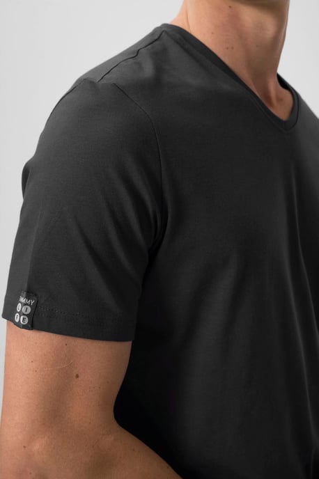 Herren V-Ausschnitt Kurzarm T-Shirt - Image 5