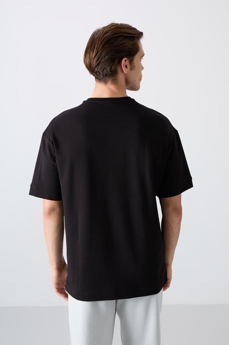 Übergrößen-Cotton-Mix Rundhals-T-Shirt - Image 5