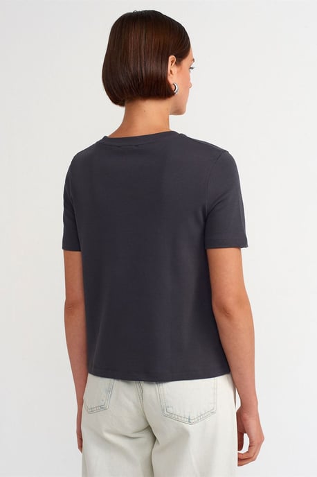 Damen Baumwoll Rundhals T-Shirt - Image 2
