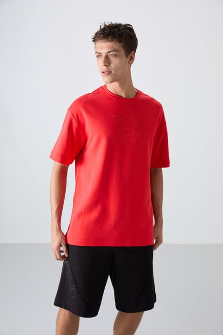 Übergrößen Baumwollmischung Rundhals T-Shirt - Image 1