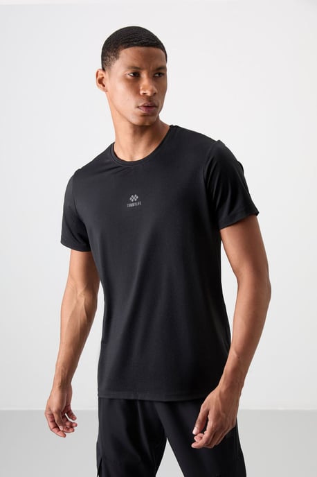Herren T-Shirt mit Logo-Patch und kurzen Ärmeln - Image 4