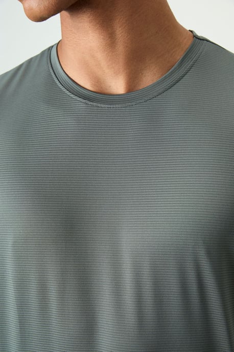 Farbblockiertes Rundhalsausschnitt T-Shirt - Image 3