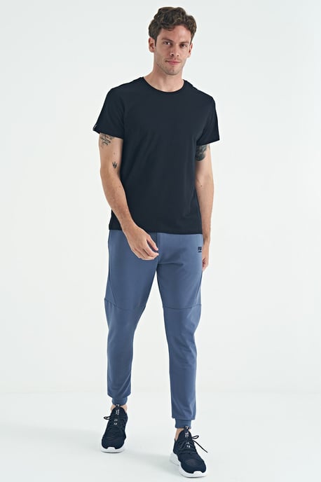 Herren Baumwoll-Elasthan Rundhals T-Shirt - Image 3