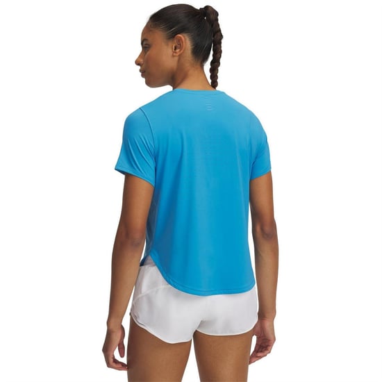 Under Armour - "Launch Elite" T-Shirt für Damen, kurzärmlig (Blau) - Image 2