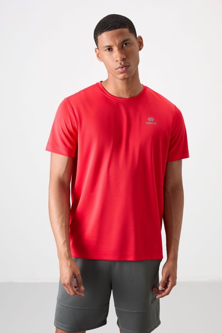 Herren Logo-Print Rundhals-T-Shirt - Image 1
