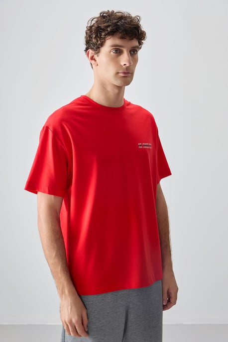 Übergrößtes bedrucktes Baumwoll-Jersey-T-Shirt - Image 4