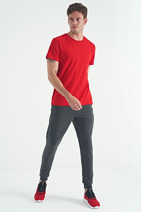 Herren Baumwoll-Elasthan Rundhals-T-Shirt - Image 6