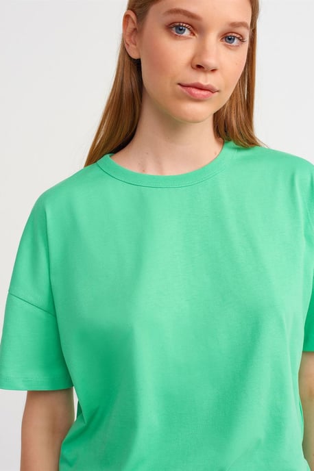 Übergroßes Baumwoll-Crewneck-T-Shirt - Image 4