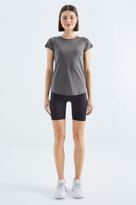 Damen T-Shirt mit kurzen Ärmeln und Rundhalsausschnitt - Image 5