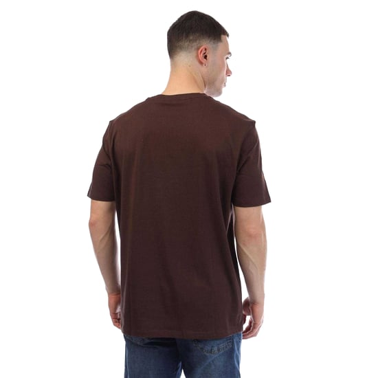 Hugo - "Dero 99" T-Shirt für Herren, Baumwolle, Regulär (Braun) - Image 3