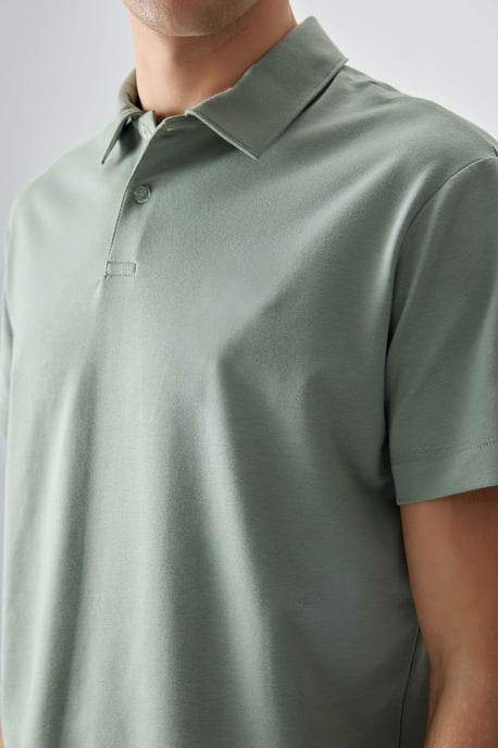 Übergroßes Polo-Kragen T-Shirt - Image 2