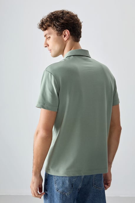 Übergroßes Polo-Kragen T-Shirt - Image 5
