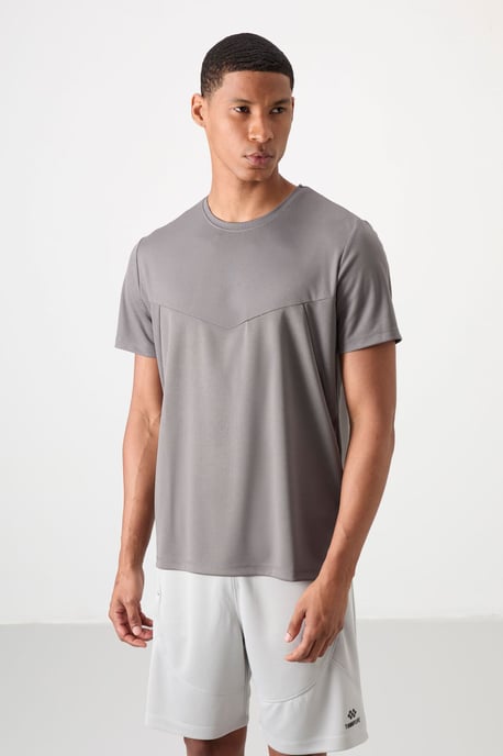 Herren T-Shirt aus solidem Polyester mit Rundhalsausschnitt - Image 4