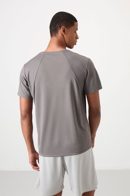 Herren T-Shirt aus solidem Polyester mit Rundhalsausschnitt - Image 5