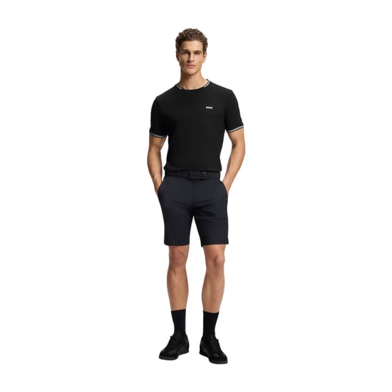 Boss - "Hbg Taul" T-Shirt für Herren, Baumwolle, Regulär (Schwarz) - Image 3