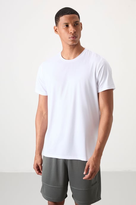 Herren Regular Fit Rundhals-T-Shirt - Image 1