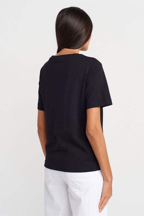 Damen Baumwoll Rundhals T-Shirt - Image 2