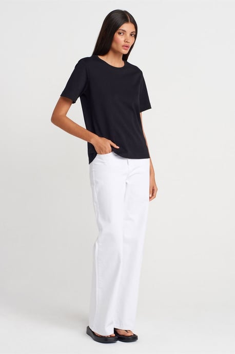 Damen Baumwoll Rundhals T-Shirt - Image 4