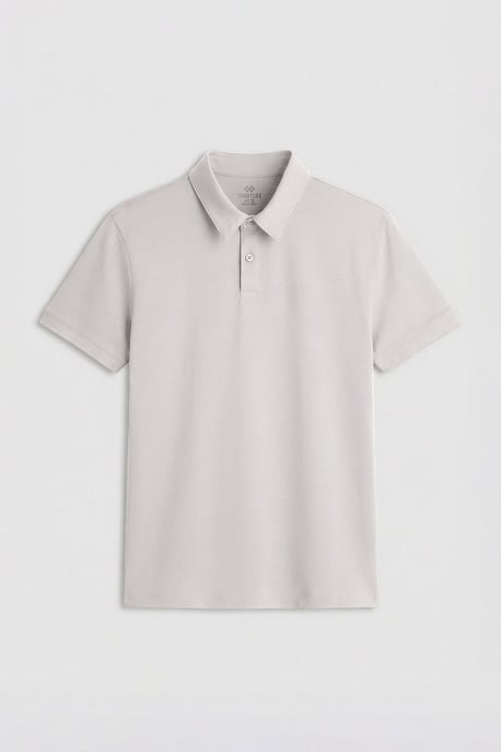 Herren Polo-T-Shirt aus Baumwolle mit Elasthan - Image 1